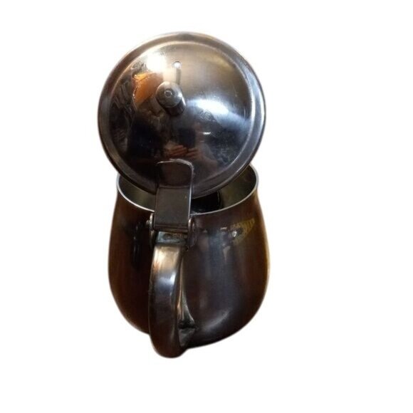 Vintage Vollrath 18-8 Stainless steel 8oz Single Serve Tea Coffee Gooseneck pot - Picture 6 of 8